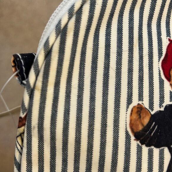 Vintage Ralph Lauren Polo Bear Print Cosmetic Case - Picture 5 of 5